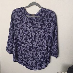 MIX BY 41HAWTHORN Elephant Blouse